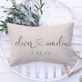 Personalized Wedding Gifts Pillow Cover