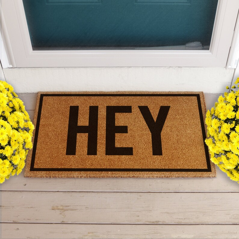 Hey Doormat Door Mat Coir Doormats For Outside Front Image 0