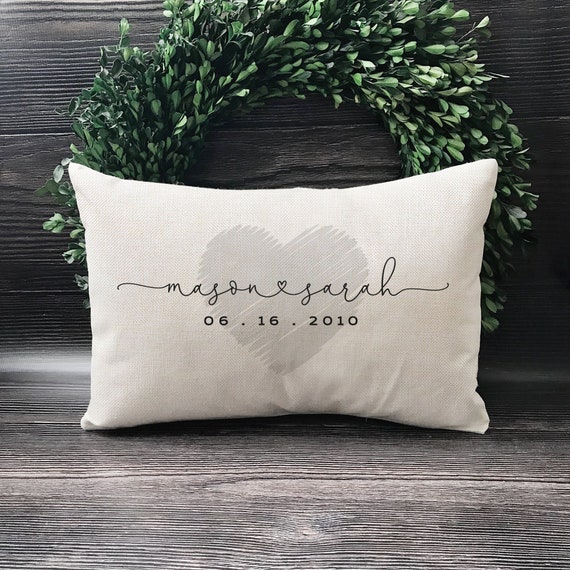 Custom Name Pillow, Personalized Pillow Gifts, Personalized