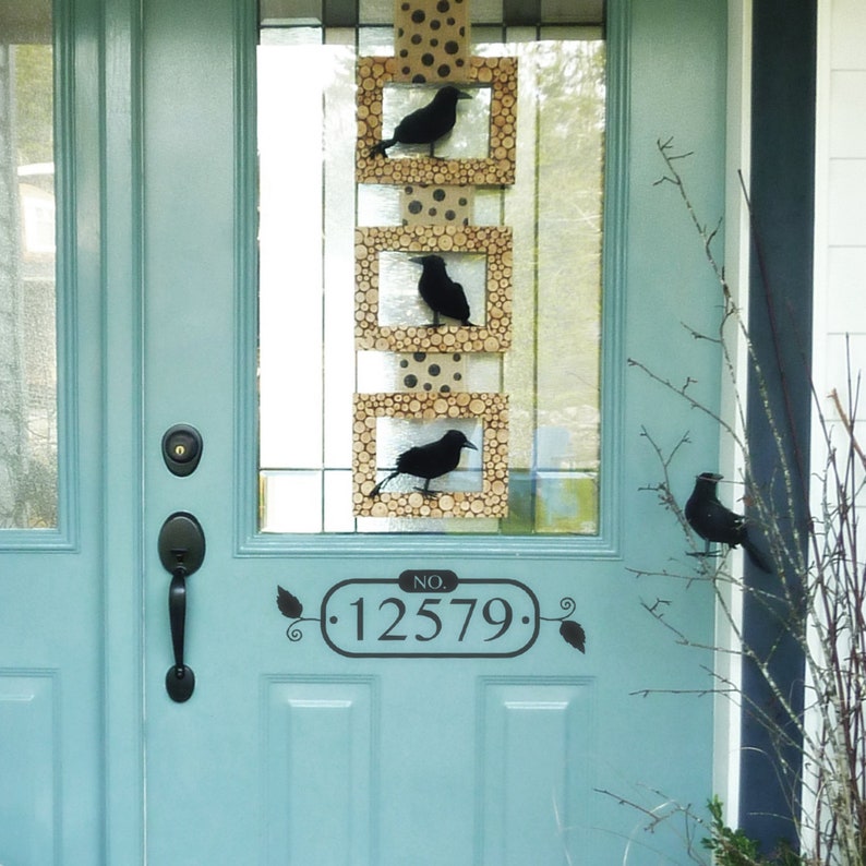 Door Numbers Decal Front Vinyl Image 0