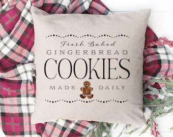 16x16 Multicolor Gildel Design Gingerbread Cookies Christmas Pink Throw Pillow 16x16 Multicolor Gildel Design Gingerbread Cookies Christmas Pink Throw Pillow