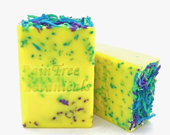 Handmade Soap– Electric Lemonade Cold Process Soap