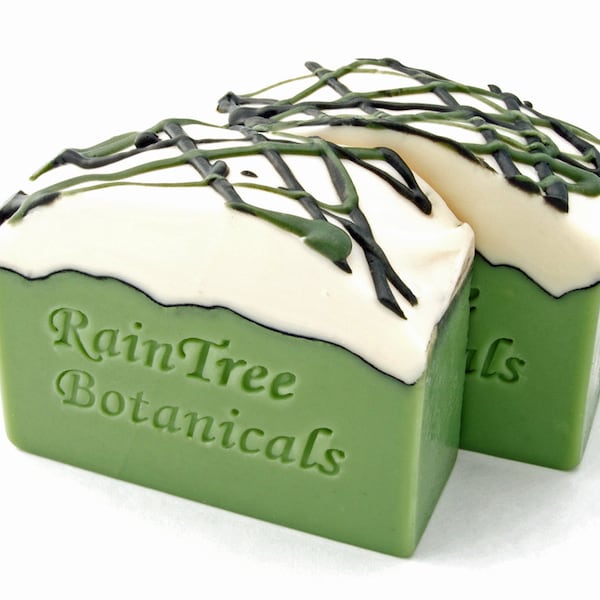 Green Tweed Cold Process Soap with Olive Oil, Avocado Oil and Shea Butter