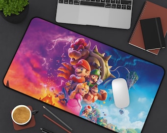 Mario Characters Desk Mat | Gaming Mouse Pad