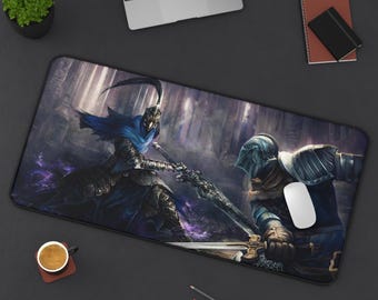 Alfombrilla de escritorio/modo para juegos Dark Souls Knight vs Artorias
