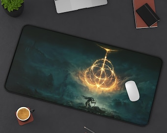 Elden Ring Schreibtischunterlage | Fantasie Landschaft Mousepad