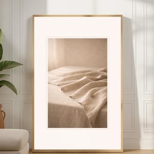 Leinen Tisch Studie druckbare Wandkunst digitaler Download