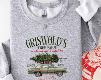 Griswold Christmas Sweatshirt, Griswold Christmas Tree Farm, Retro Griswold Christmas Shirt, Christmas Vacation Shirt, Christmas Sweatshirt