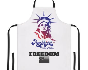 Statua della Libertà America 1776-2026 Grembiule della Libertà / Cucina Patriottica USA