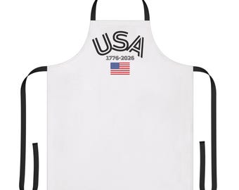 Grembiule con bandiera USA 1776-2026 / Grembiule da cucina patriottico