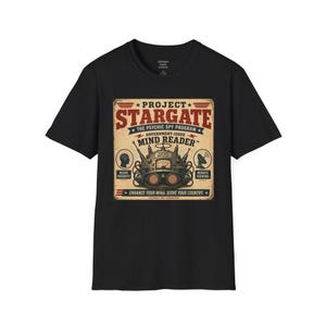 Project Stargate Psychic Spy Program T-Shirt | Mind Reader Graphic Tee