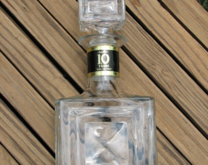 Vintage Old Fitzgerald Kentucky Whiskey Decanter Wheaton Glass Etsy