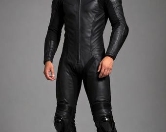 Custom Kangaroo Leather Motorcycle Racing Suit | One-Piece MotoGP Biker Armor (Made to Measure)