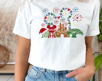 Disney kerstkasteelshirt, kerstshirts muis, magische kerstshirts, bijpassend shirt, peperkoek, Mickey Mouse, Minnie Mouse-shirt