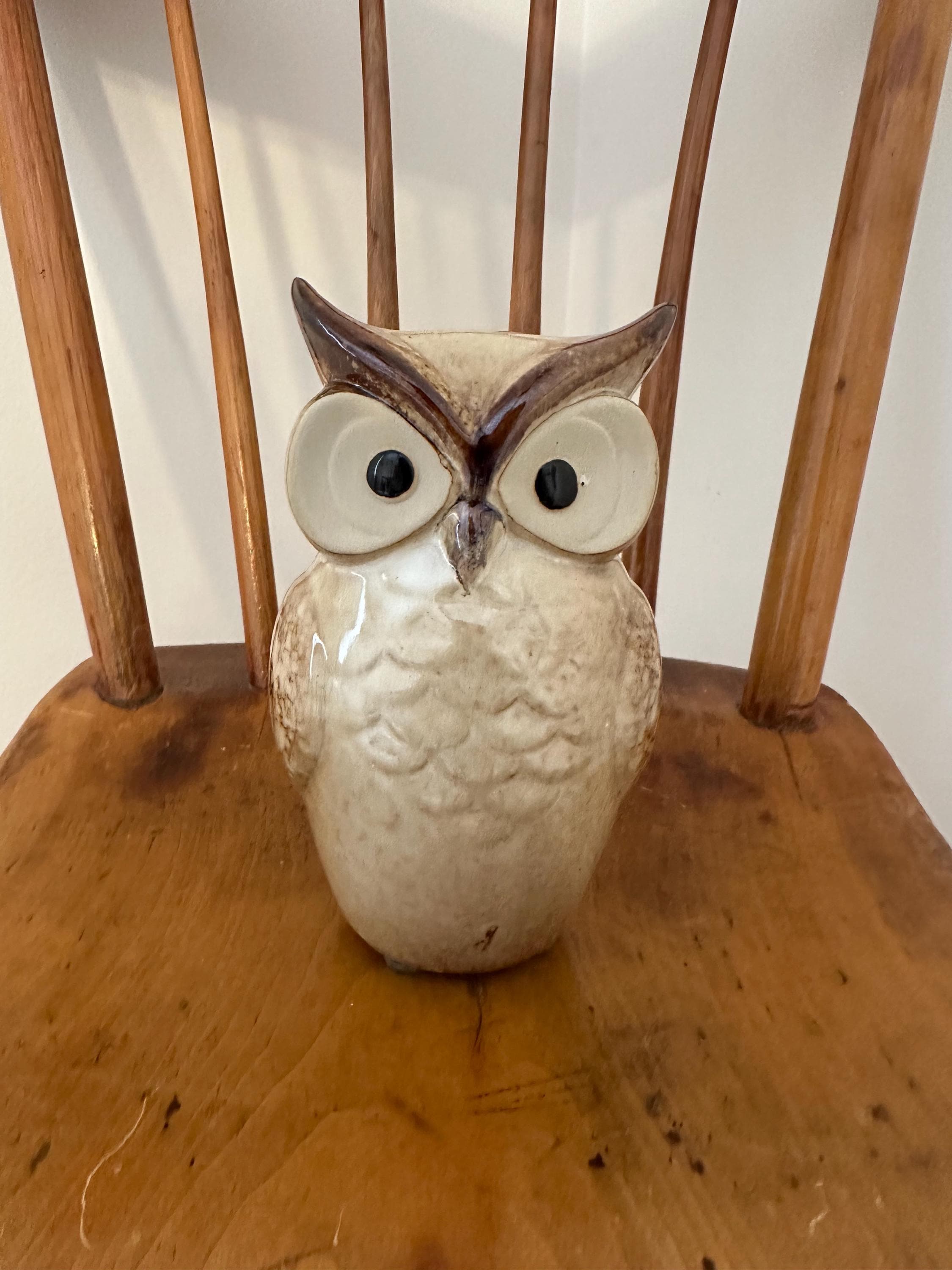 Vintage Ceramic Owl Figurine