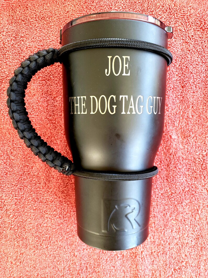 Paracord Tumbler Handle Custom Colors Etsy