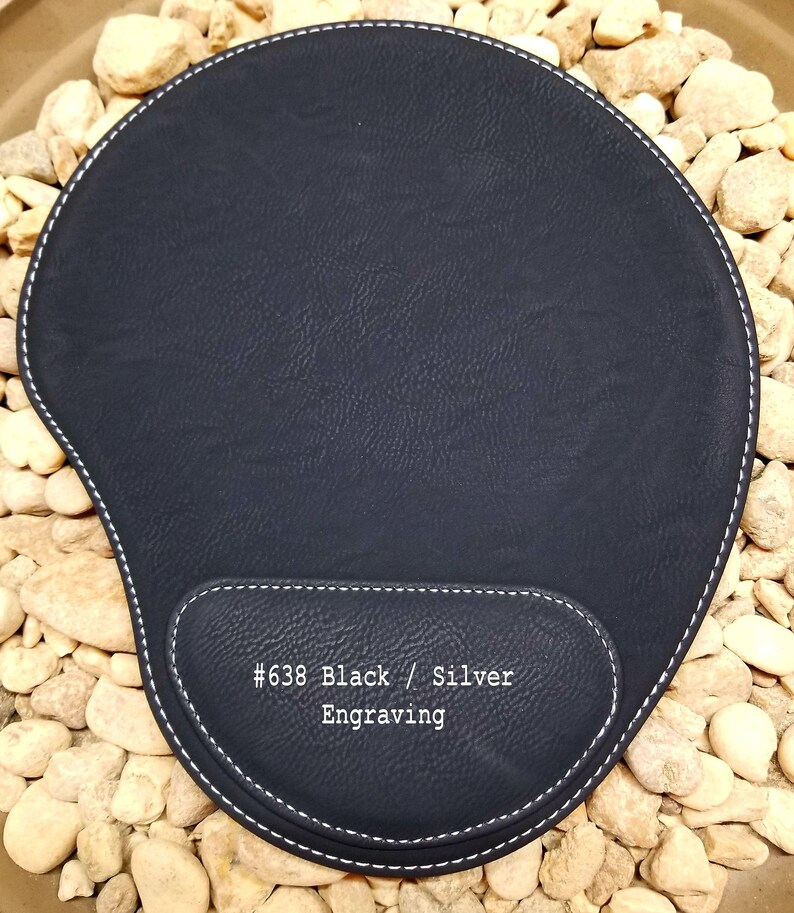 Navy Laser Engraved Mouse Pad Etsy