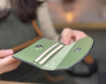 Wzór na skórzany uchwyt na karty w formacie PDF, magnetyczny wzór klapki, portfel z 3 przegródkami, wyroby skórzane DIY, pobieranie cyfrowe