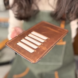 Long Wallet Pattern PDF, Pouch Style Card Slots, Minimal Leather Wallet, Digital Download