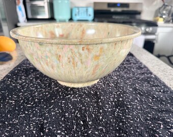 Vintage 10 inch Texas Ware Splatter Confetti melamine mengkom