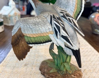 Vintage 1989 Homco Masterpiece Pottery Ceramic Waterfowl Duck