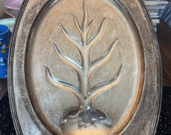 Antique 18 inch Lynton 4226 silver platter