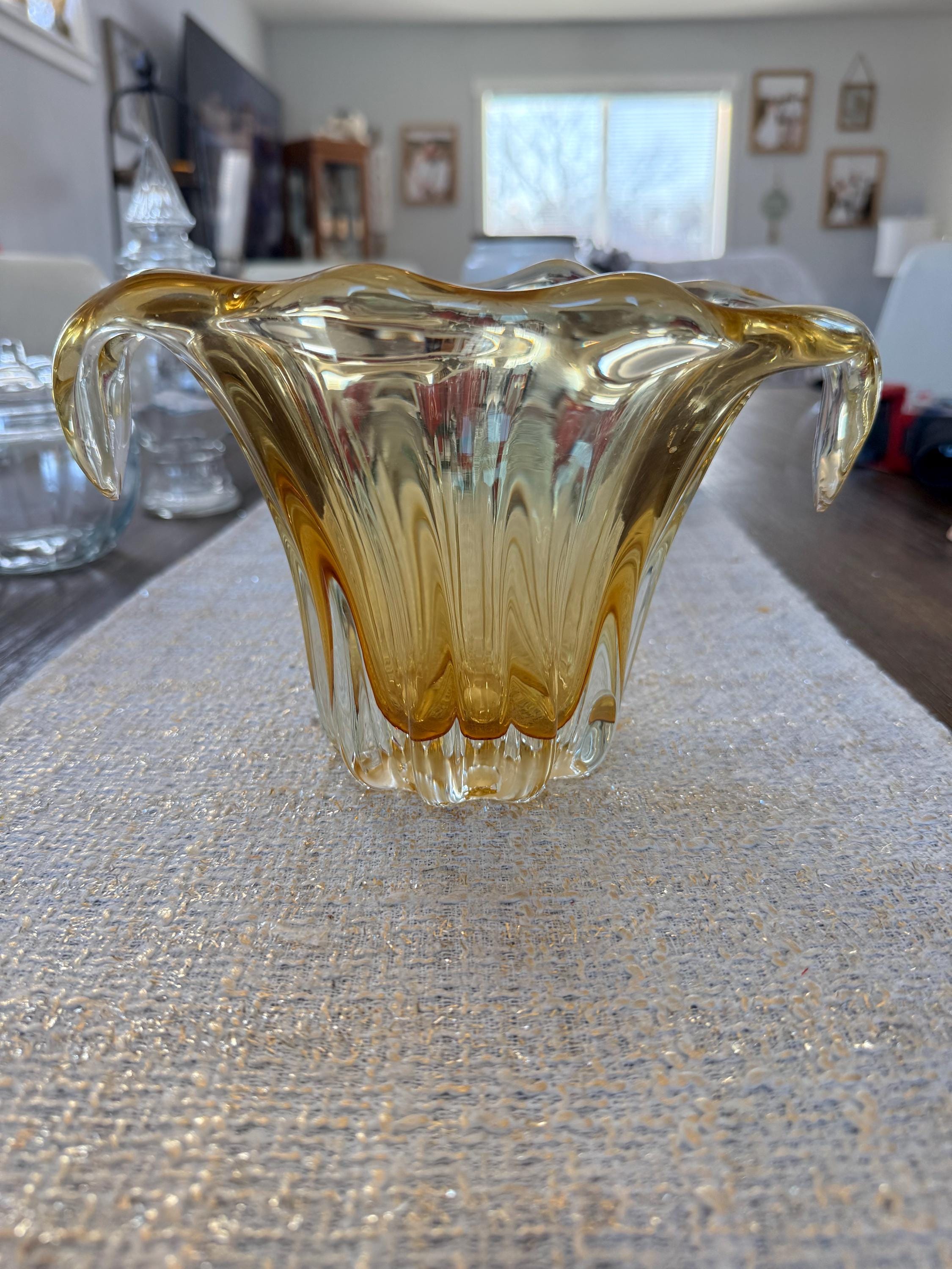 Murano Gold Vase - Etsy
