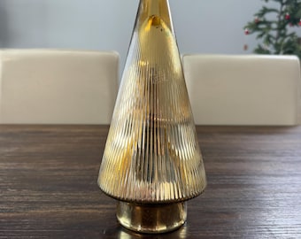 Glass Christmas tree from a Martha Stewart collection