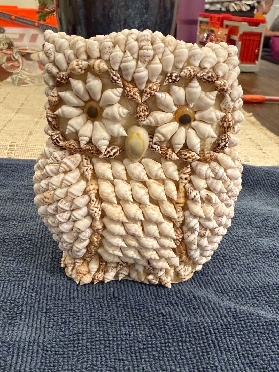 Shell Owl Vintage Seashell Owl Figurine - Etsy
