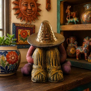 Sleeping mexican ceramic statue - Etsy 日本