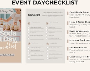 Dirty soda event checklist mobile soda tips guide dirty soda recipes drink stand menu soda business soda bar beginners dirty soda flavor pdf