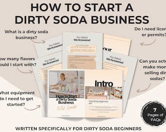 How to start a dirty soda business for beginners faq soda stand menu equipment dirty soda pricing vendor dirty soda bar sign soda shop tips