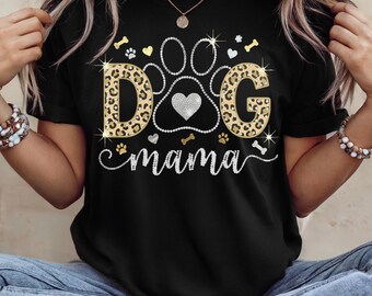 Hunde Mama T-Shirt, T-Shirt Hundeliebhaber, Geschenk Muttertag, Geschenk Hundemama, Geschenk für Sie