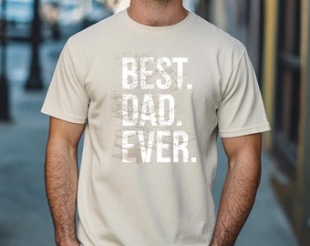 Bester Papa T- Shirt, Vatertag, Geburtstag Geschenk, Geburtsjahr, Geburtstagsgeschenk für Männer, Shirt Partner Ehemann,