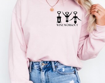 Weinliebhaber Geschenk, Geschenk für Freundin, Mädelsabend Outfit, Frauentag, Wein T-Shirt, Pullover