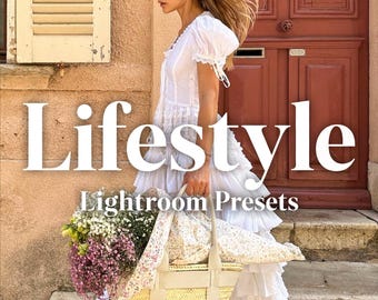 Lifestyle Lightroom Presets Bundle, Clean Skin Filter, Blogger Look (Mobile & Desktop)