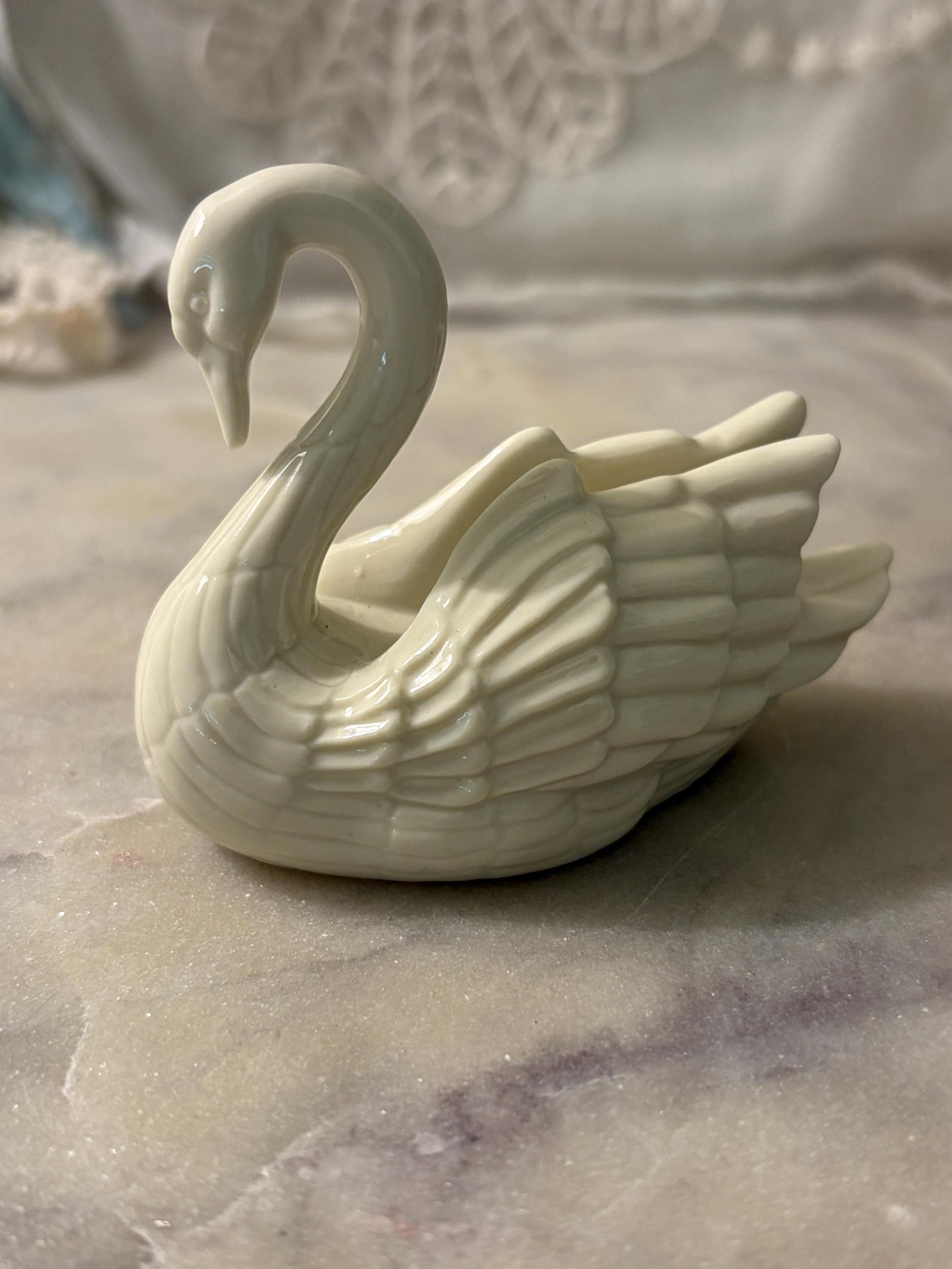 Lenox White Swan - Etsy