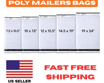 10" x 13" Poly Mailers, Recyclable Happy Mail Bags, ,Boutique Shipping Bags,Florals Poly Mailers, EPDM201