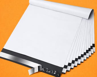 10" x 13" White Poly Mailers Shipping Envelopes Self Sealing Mailing Bags,EPM102