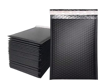 10"x13" Black Bubble Mailers – Padded Shipping Envelopes, Small Business