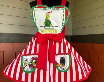 The Grinch Christmas Apron