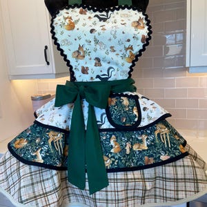 Woodland cuties country apron