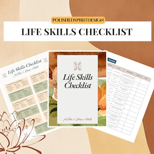 Life Skills Checklist for Kids & Teens: Printable Parenting Guide, Canva Template For Parents