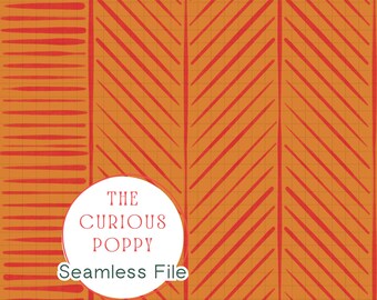 Tribal Herringbone Folk Art Pattern – Green and Gold Seamless Repeat (Digital Download) - 300 DPI PNG
