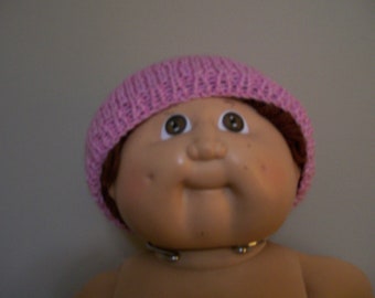 SALE - Cabbage Patch Kids Hats Hand Knit 14, 16 and 17/18 Inch Dolls Toys Doll Clothes