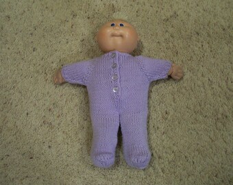 SALE  --  14 Inch CPK Footed PJ's Hand Knit Dolls Toys Doll Clothes