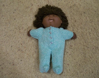 SALE  --  12/13 Inch CPK Footed PJ's Hand Knit Dolls Toys Doll Clothes