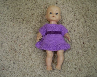 SALE -- 10 Inch Baby Doll Dress Hand Knit Dolls Toys Doll Clothes