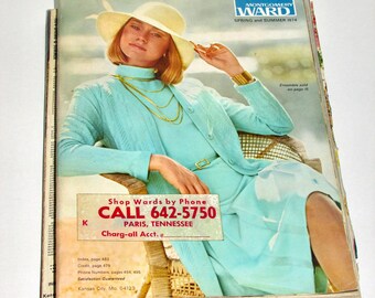 Vintage Montgomery Ward Catalog: Spring Summer '75, 70s Fashion - Etsy