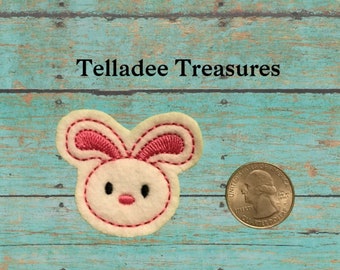 Infant Holiday Reels My First Christmas Feltie Clips and Crafts Center White Felt- Great for Hair Bows